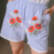 SOEURS Шорты с Красными Маками/Red Poppy Shorts SOEURS Шорты с Красными Маками/Red Poppy Shorts