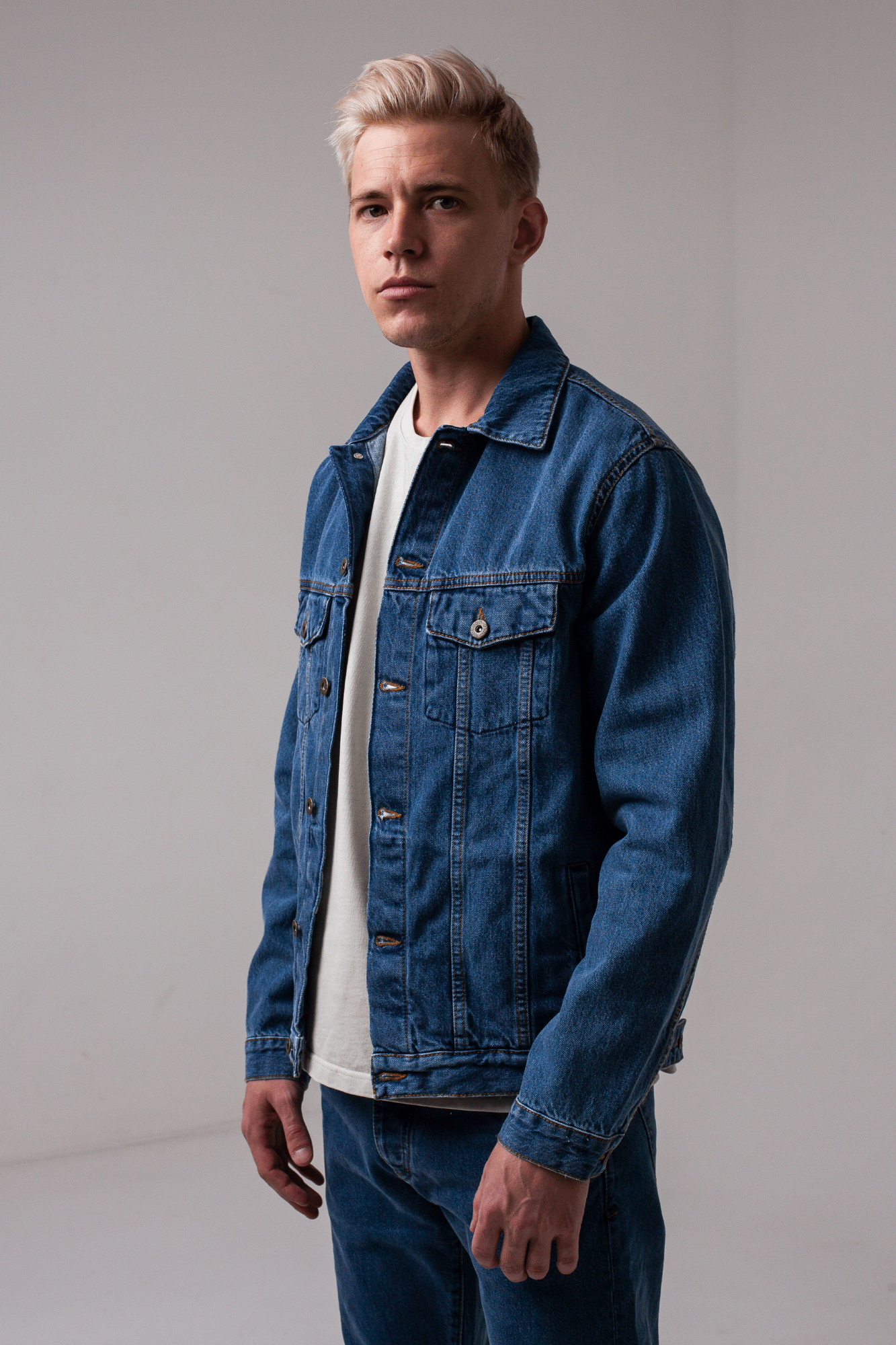 Куртка джинсовая PLNB Jeans Chaqueta Indigo Stone Wash