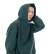 Wrap hoodie, изумрудный, мужской