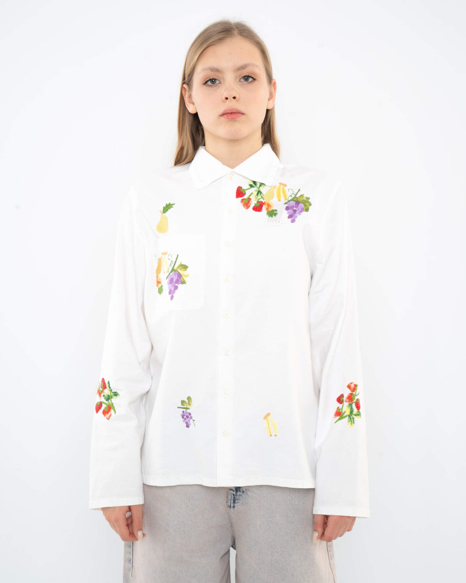 Рубашка SOEURS Фруктовая с Длинными Рукавами 2/Fruit Basket Long Sleeve Shirt 2