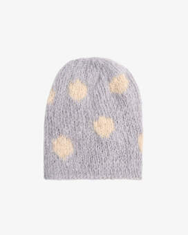 Шапка Dots Grey and Cream JC408OSM