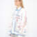 Рубашка SOEURS с Синим Кантом/Blue Cotton Hem Long Sleeve Shirt Рубашка SOEURS с Синим Кантом/Blue Cotton Hem Long Sleeve Shirt