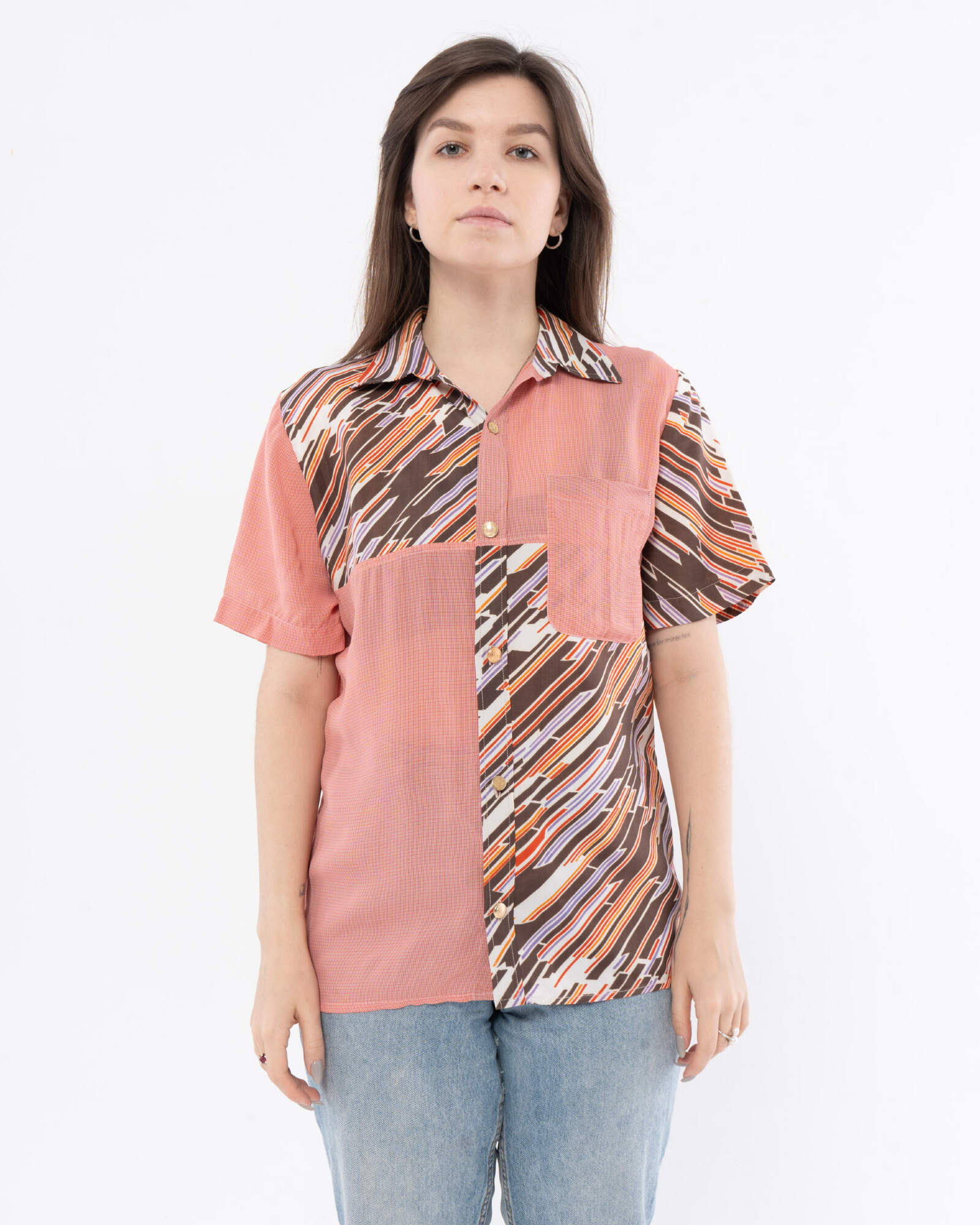 Gala Fabrics Shirt (Креп шёлк, периода 1960х годов) Gala Fabrics Shirt (Креп шёлк, периода 1960х годов)