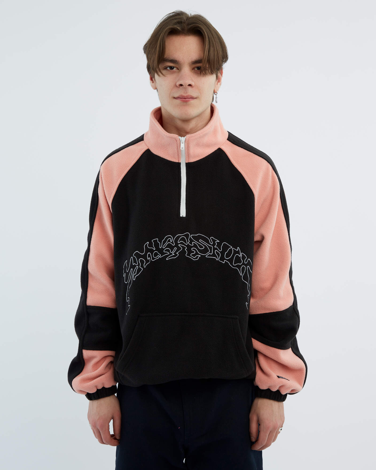 Свитшот YMKASHIX Turbo fleece черный / розовый