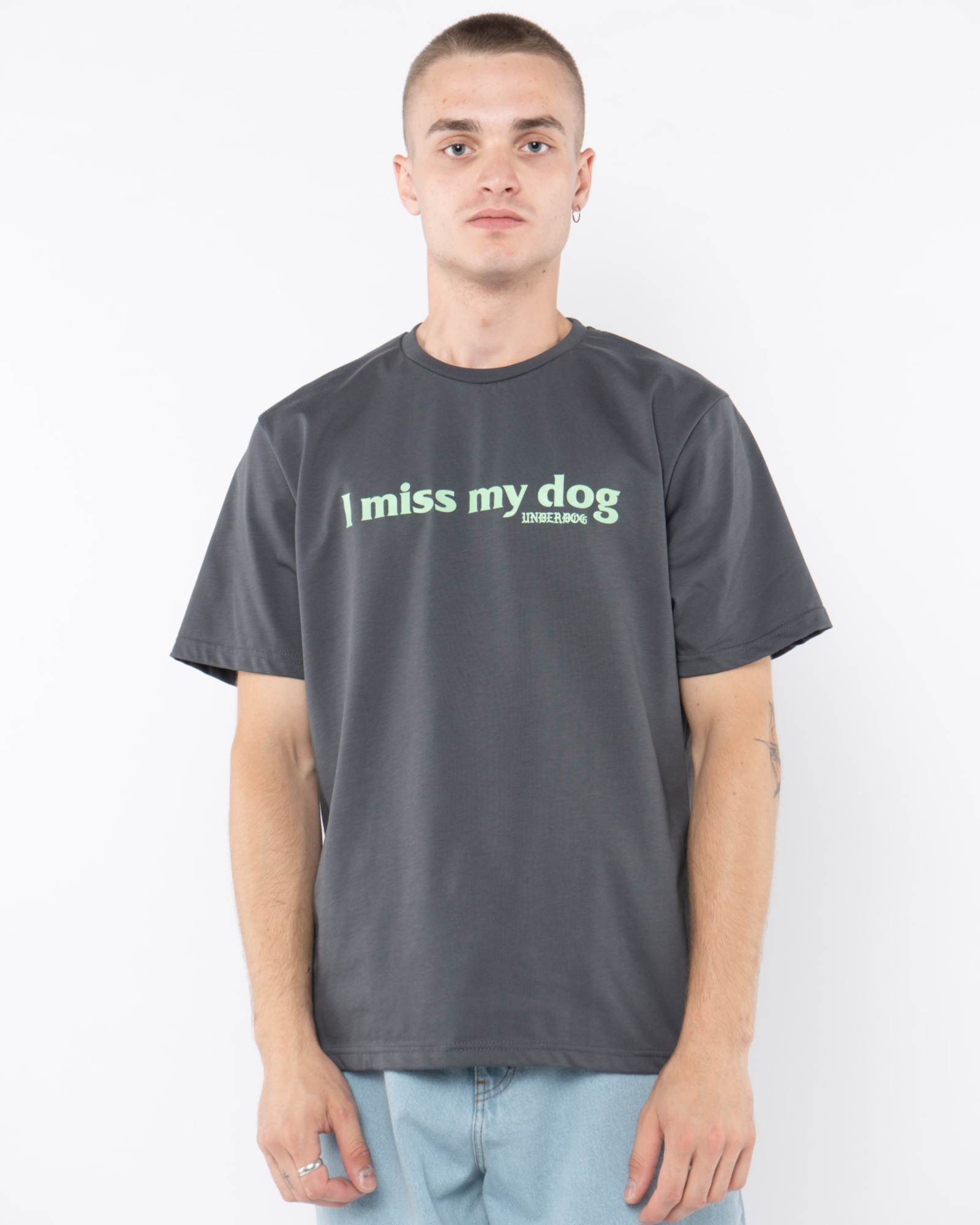 Underdog I miss my dog T-Shirt / Smoky-Mint Underdog I miss my dog T-Shirt / Smoky-Mint