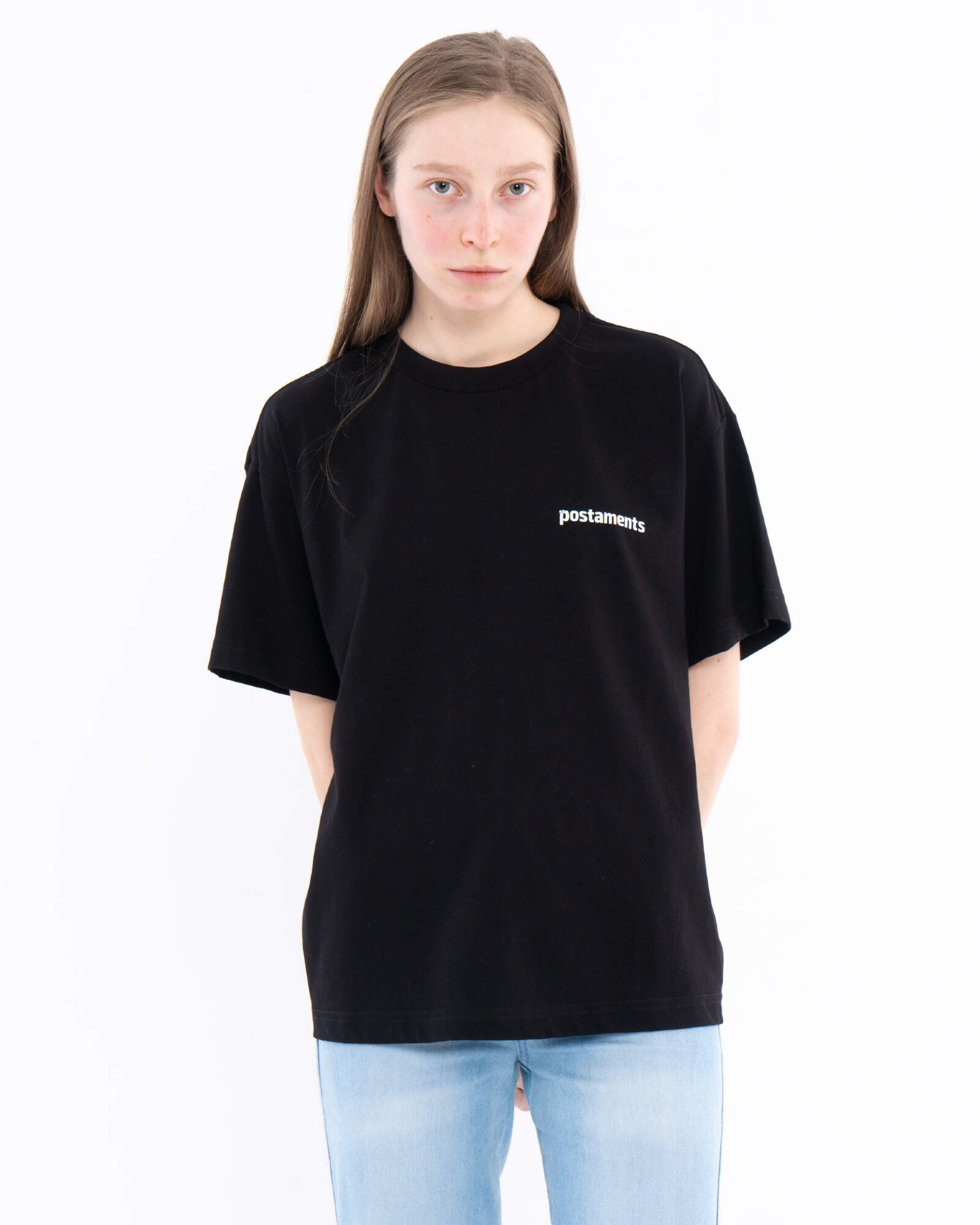 Футболка Postaments "P Logo" Black Футболка Postaments "P Logo" Black