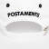 Кепка Postaments "Dad's Cap" White/Black