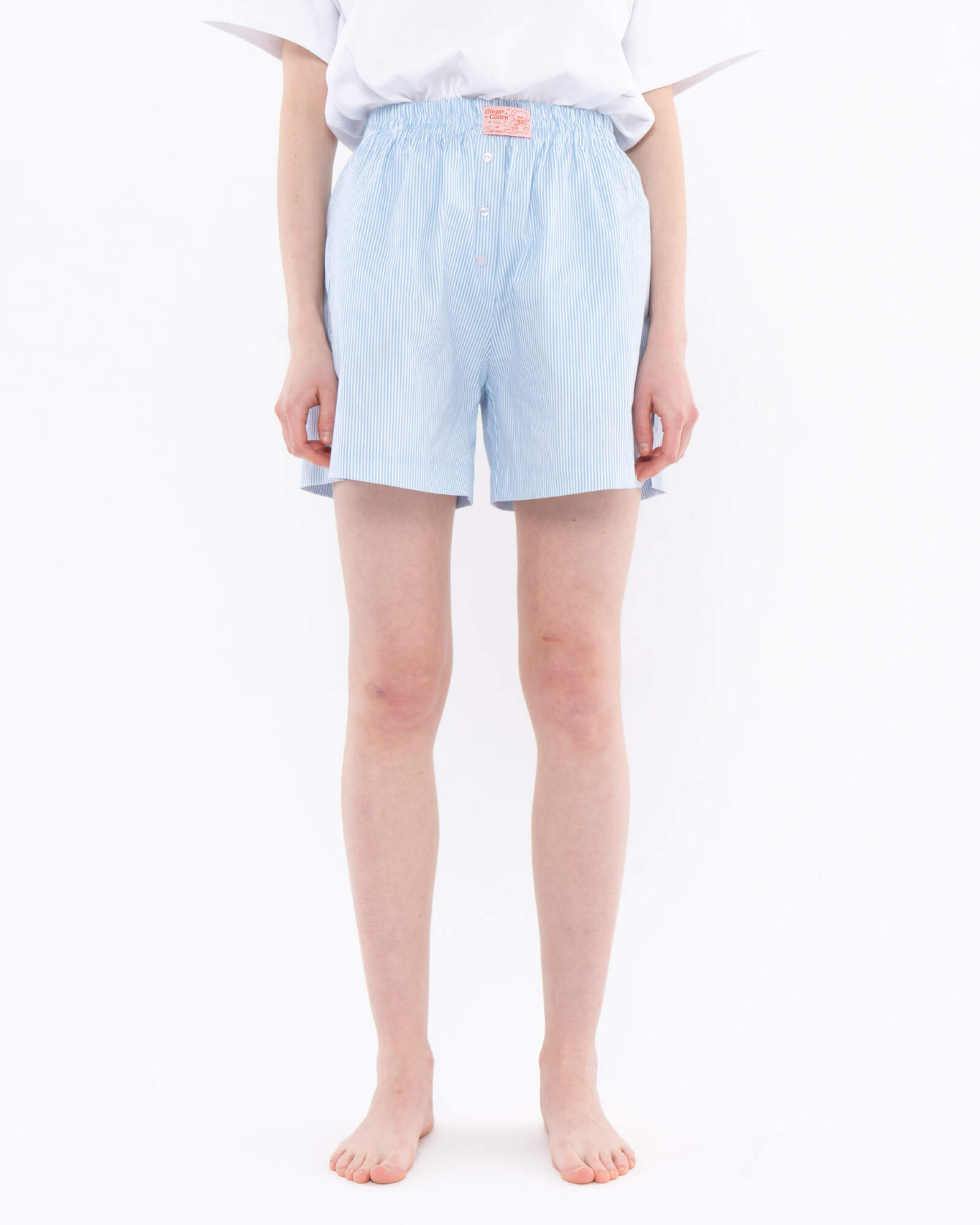 Шорты Ginger Cotton хлопковые голубые Шорты Ginger Cotton хлопковые голубые