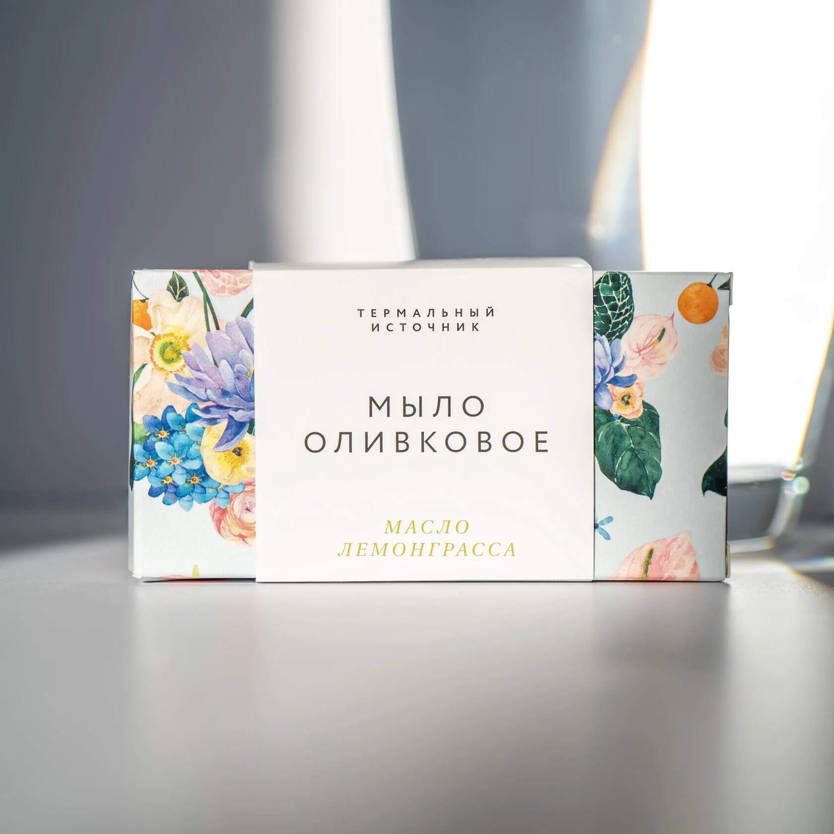 Мыло оливковое с лавром и лемонграссом, 100 г