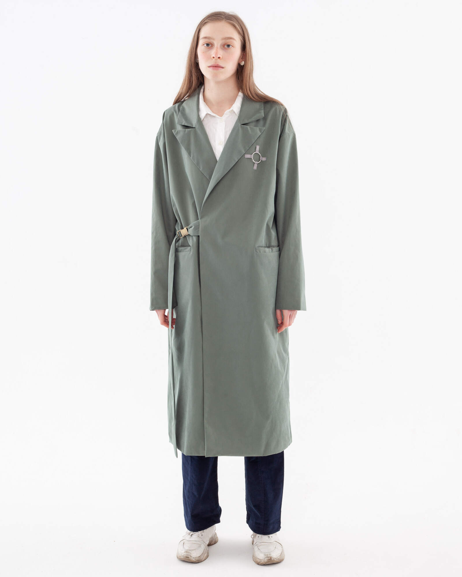 Плащ Nigel Leno Raincoat olive