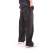 New logo black zipped pants