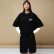 Rhythm Oversized Tee in Black