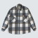 Рубашка Dissident серая Trademark Logo Flanel Plaid Shirt