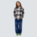 Рубашка Dissident серая Trademark Logo Flanel Plaid Shirt