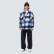 Рубашка Dissident голубая Trademark Logo Flanel Plaid Shirt Рубашка Dissident голубая Trademark Logo Flanel Plaid Shirt