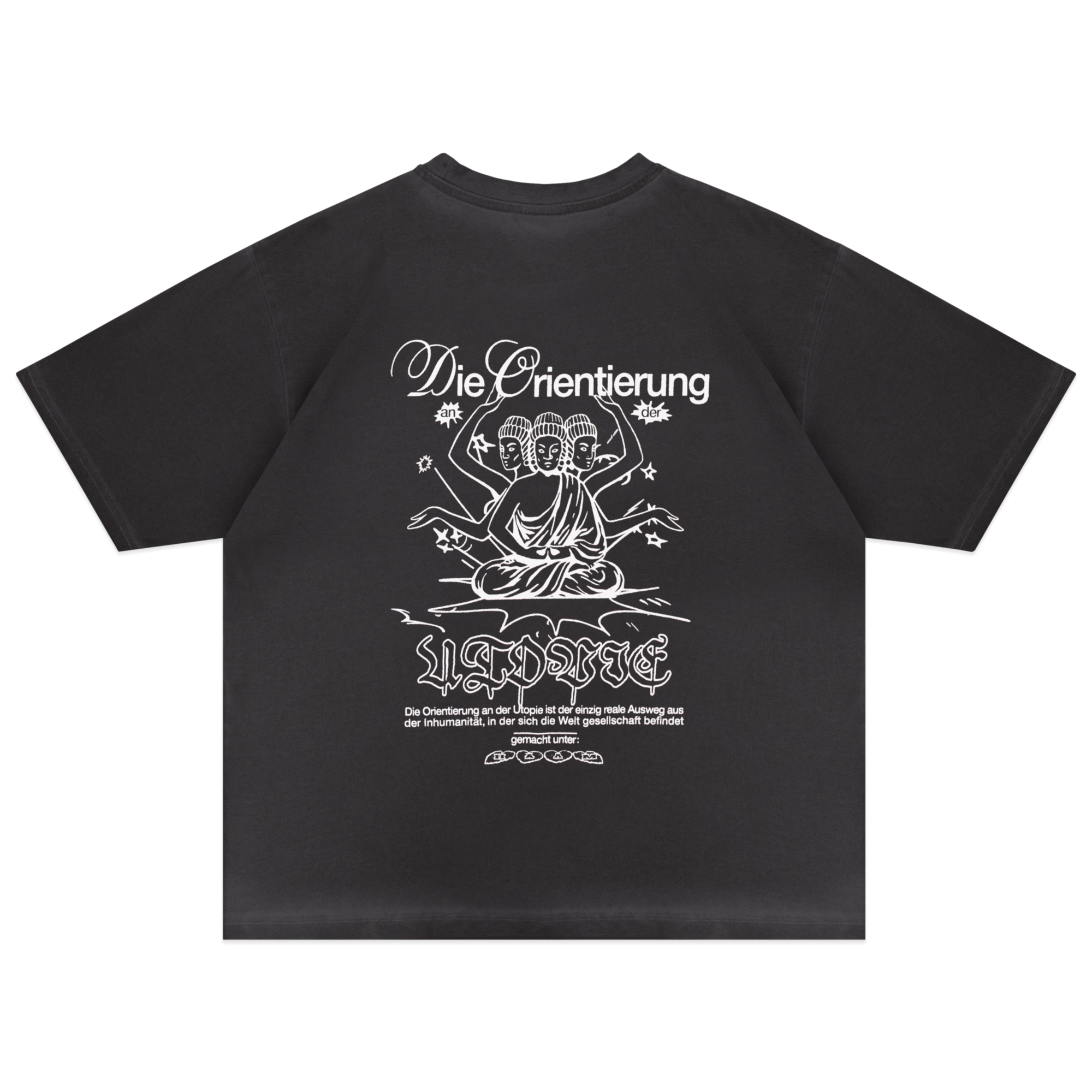 Orientierung Dyed Tee in Asphalt