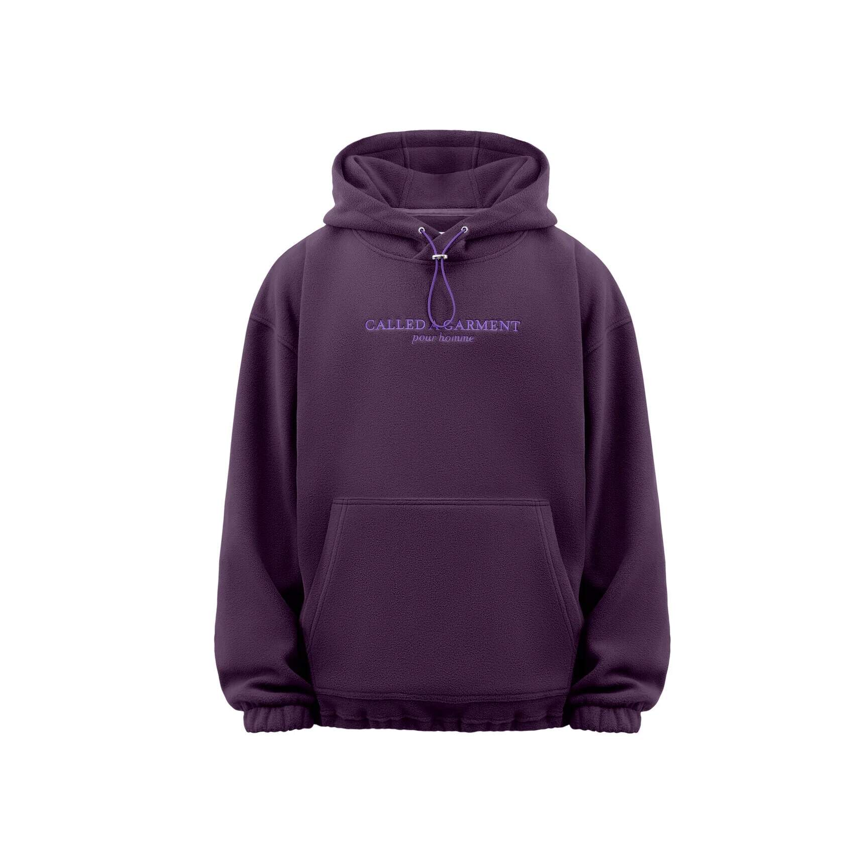 Худи Wrap hoodie, темный фиолет, мужской