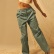 Брюки Classic wide chinos, женский, небесно-голубой