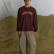 Лонгслив College Longsleeve, вишнёвый Лонгслив College Longsleeve, вишнёвый