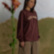 Лонгслив College Longsleeve, вишнёвый Лонгслив College Longsleeve, вишнёвый