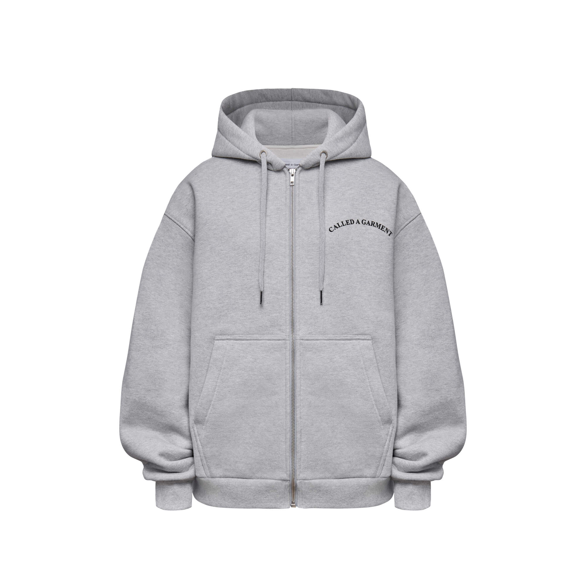Худи Stamp Heavy Cotton Zip Hoodie, серый меланж Худи Stamp Heavy Cotton Zip Hoodie, серый меланж