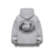 Худи Stamp Heavy Cotton Zip Hoodie, серый меланж Худи Stamp Heavy Cotton Zip Hoodie, серый меланж