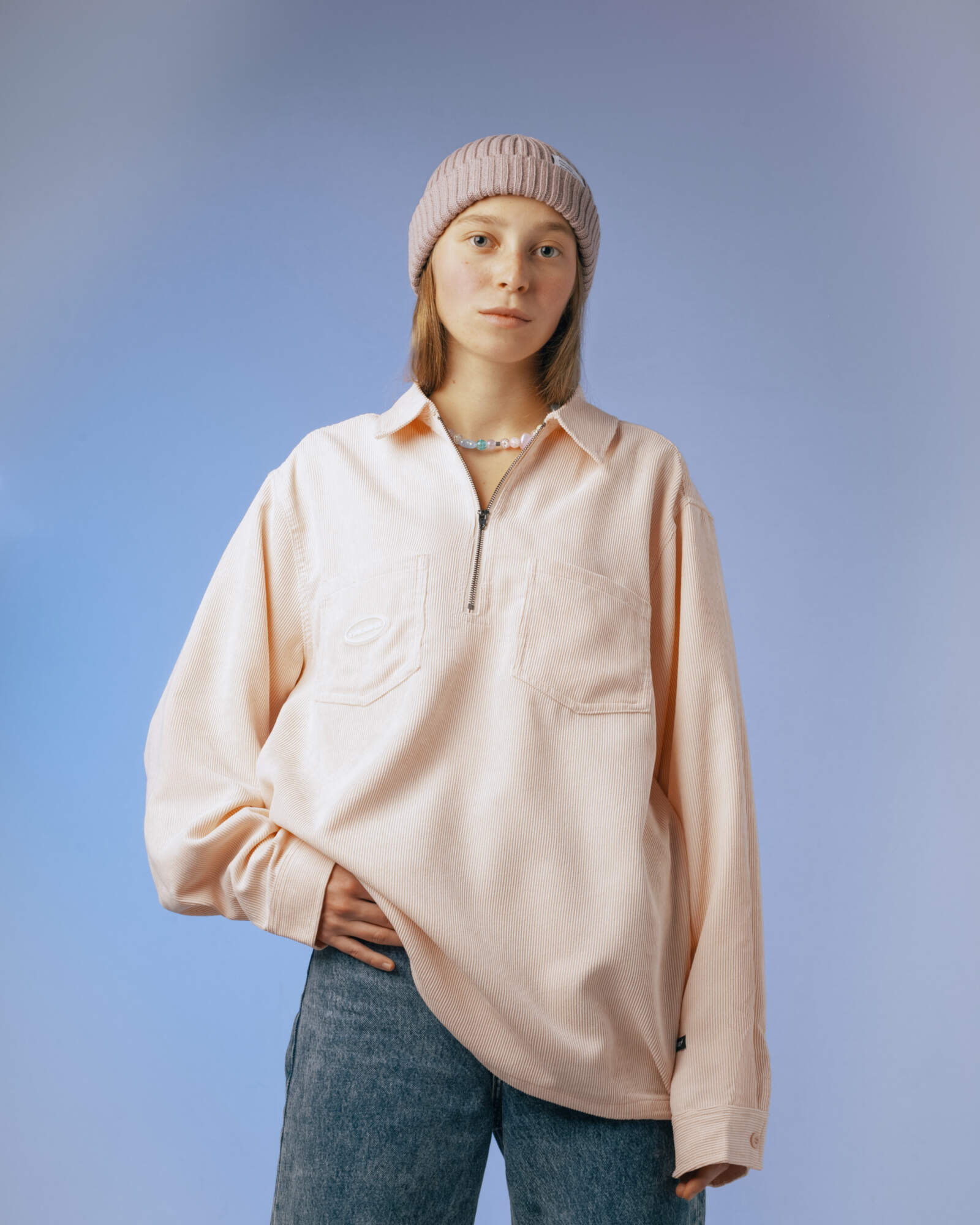 Рубашка YMKASHIX Velvet розовый