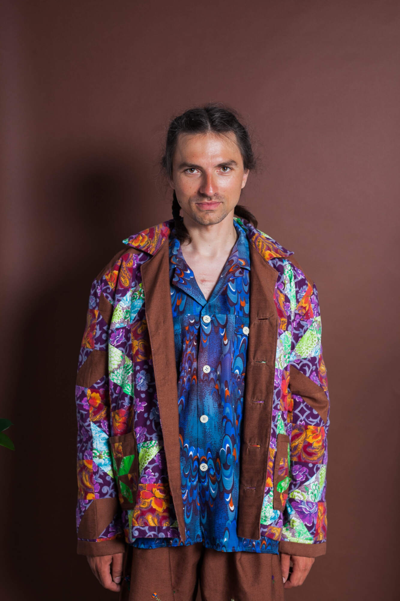Compote Jacket (Куртка в одном экземпляре в технике пэчворк из тканей разного периода)