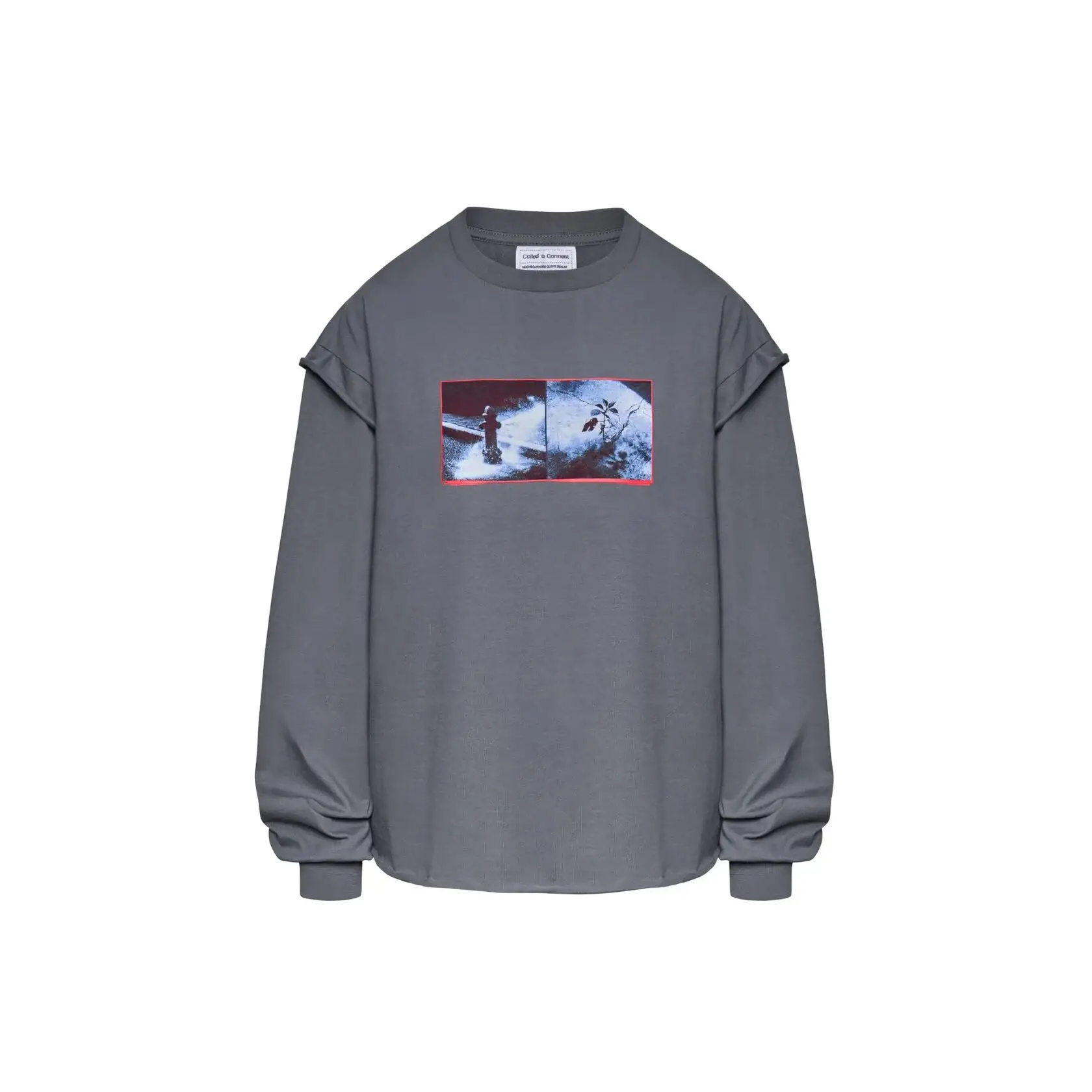 Лонгслив Pressure Double Layer Longsleeve, Smoky Grey, дымчатый