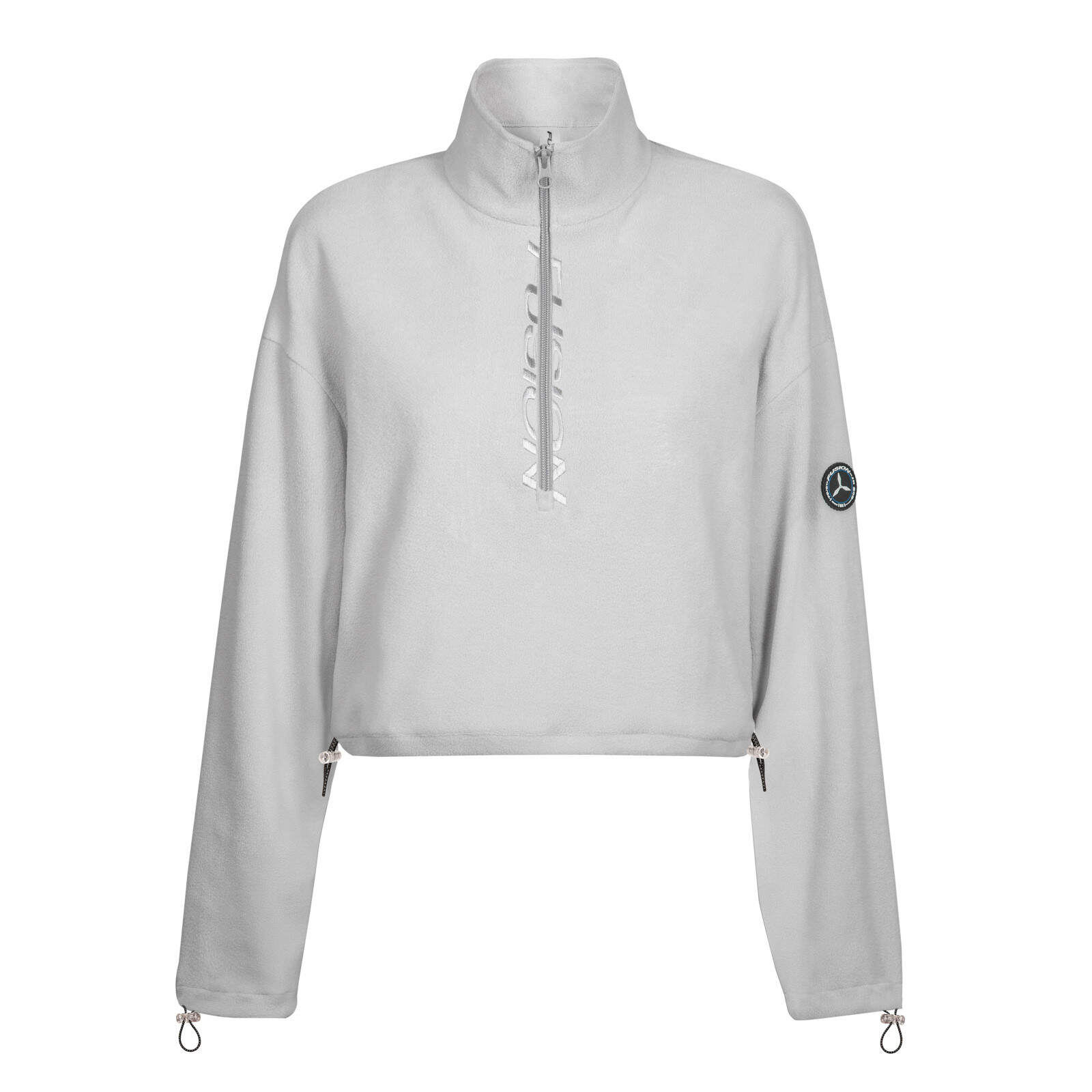 Synthesis Grey Fleece Zip Sweatshirt
