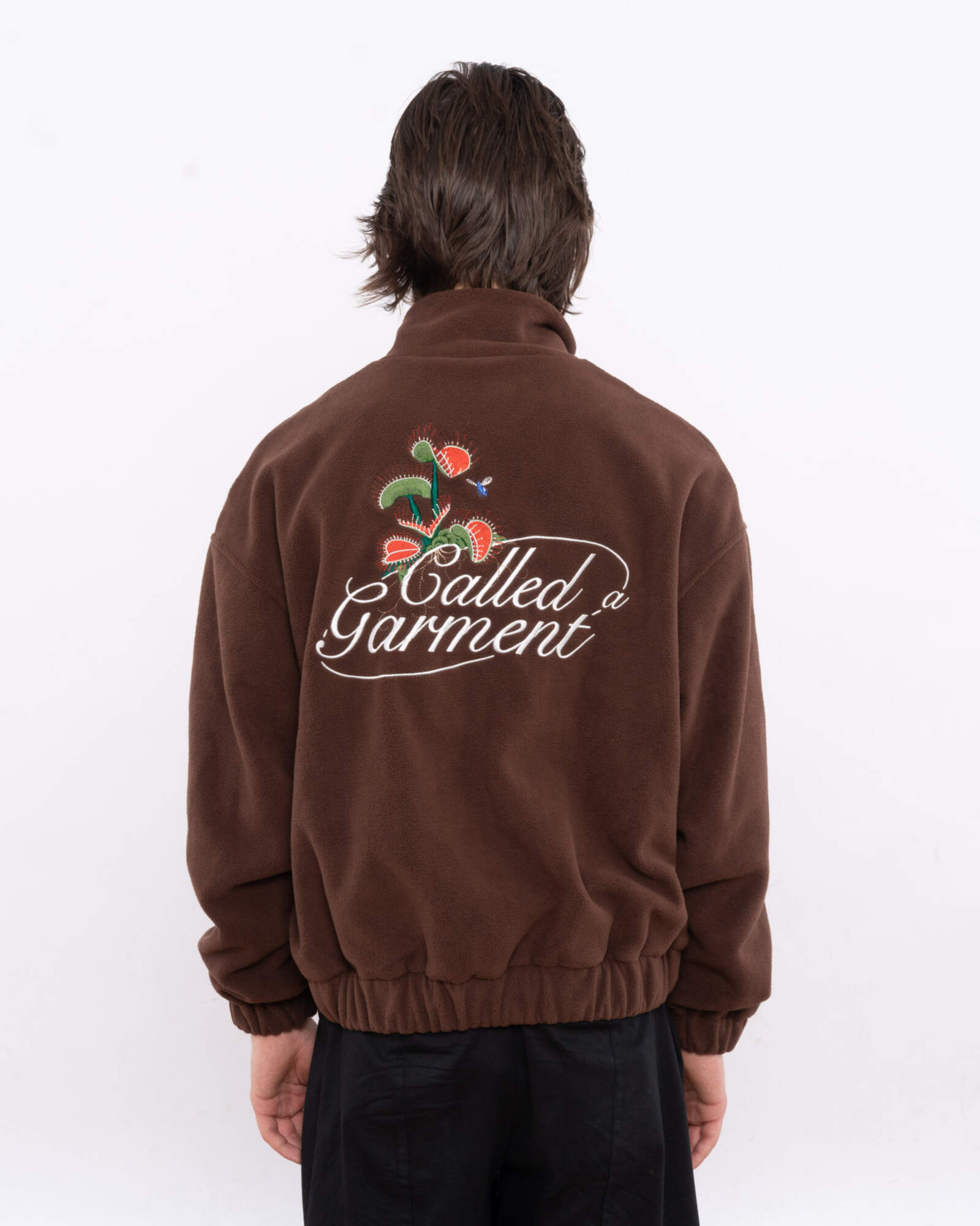 Флисовая куртка FCF Logo Jacket vol.2, унисекс, коричневый Флисовая куртка FCF Logo Jacket vol.2, унисекс, коричневый