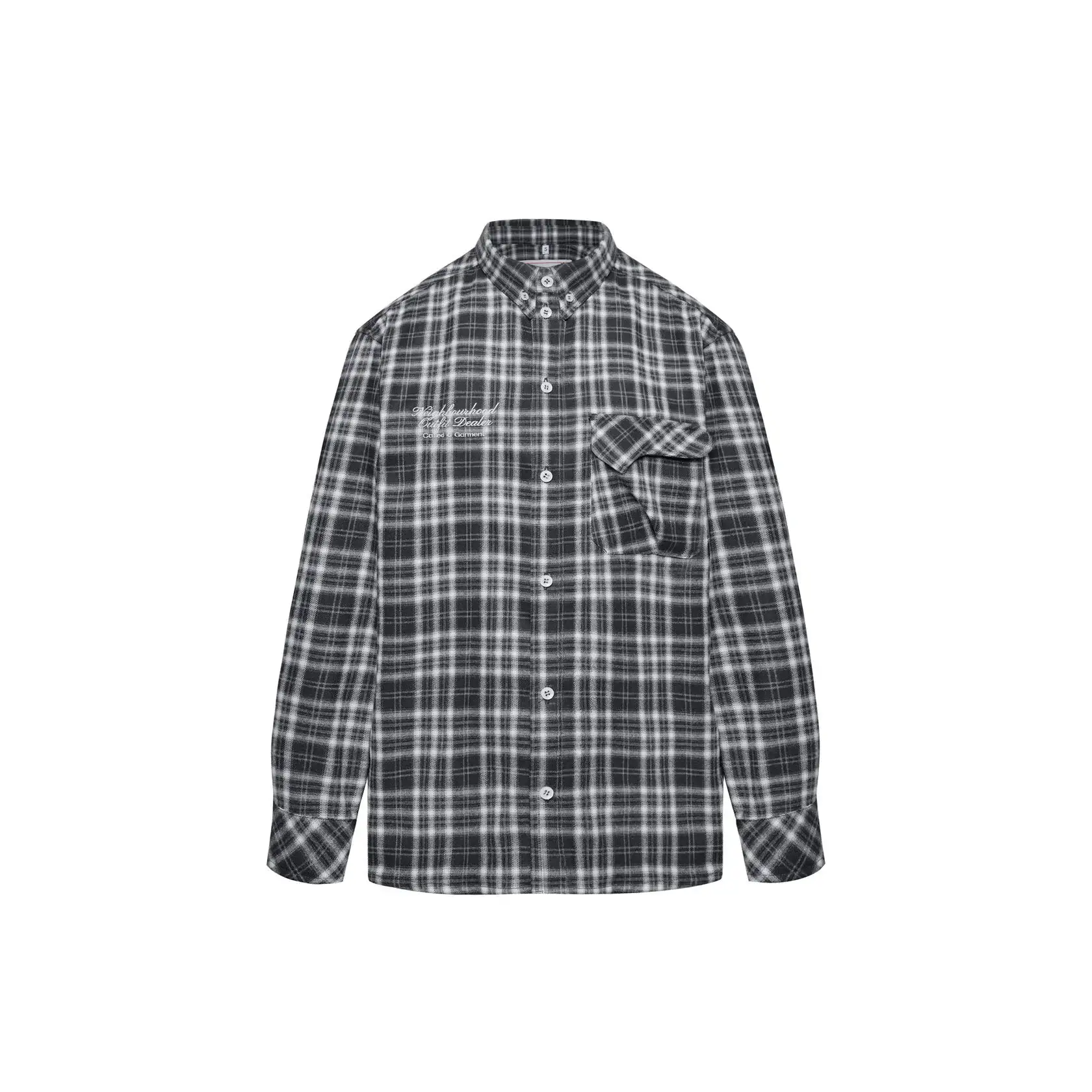 Рубашка Human Flannel Shirt, черный Рубашка Human Flannel Shirt, черный