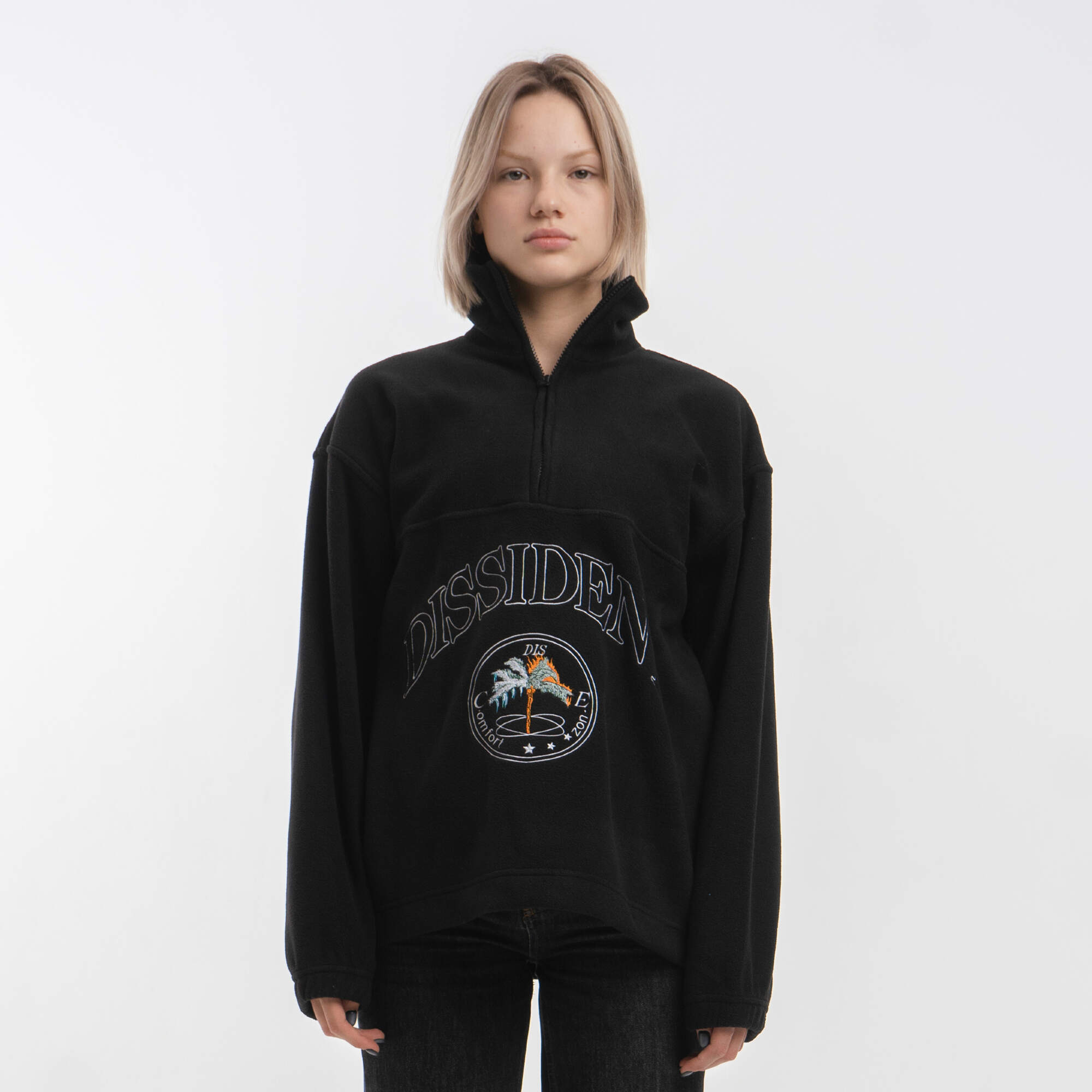 Half-Zip Fleece DZ in Black Half-Zip Fleece DZ in Black