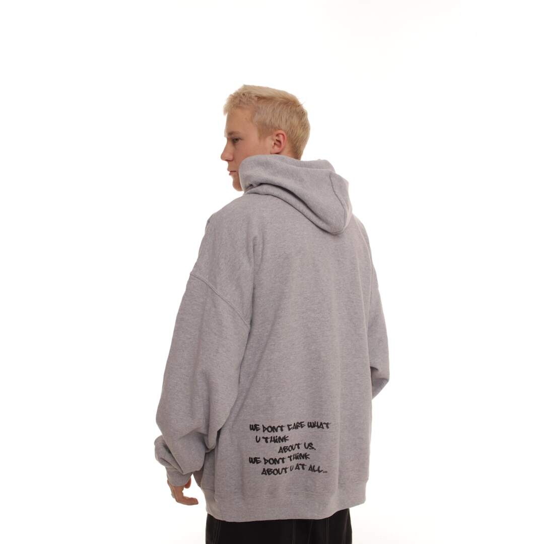 Sort company худи RAP серое