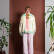 Pale Yellow Tablecloth Jacket (Куртка в одном экземпляре из двухцветной скатерти с узором, периода 1960х годов.)