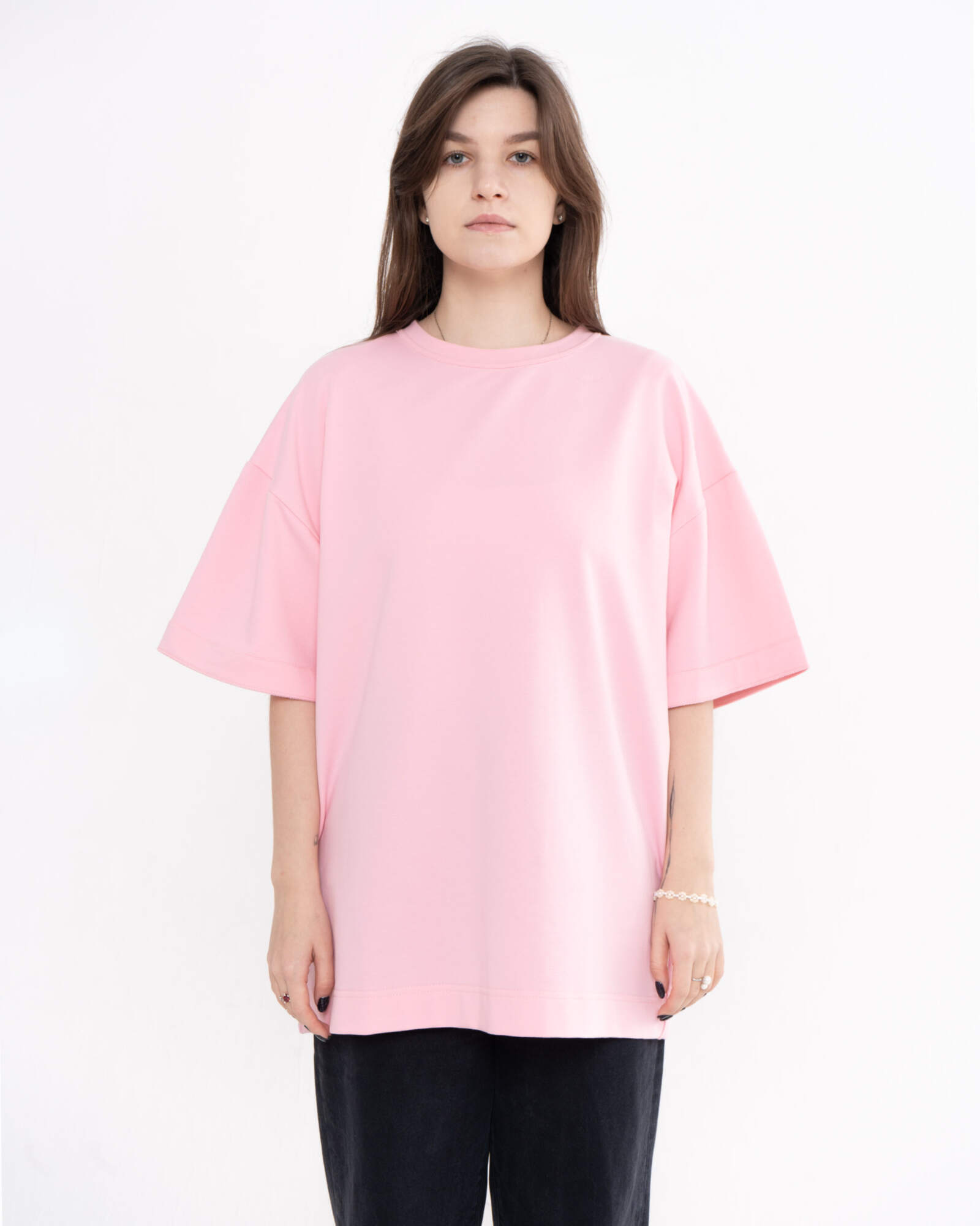 Футболка oversize розовая Футболка oversize розовая